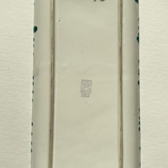 A Pair of Gmundner Keramik Green Flamed Platters From Austria - Picture 5 of 6